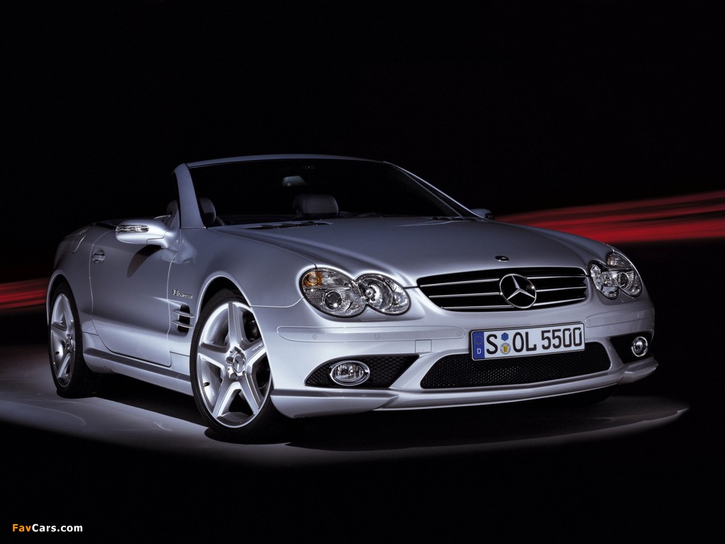 Photos of Mercedes-Benz SL 55 AMG (R230) 2001–08 (1024 x 768)