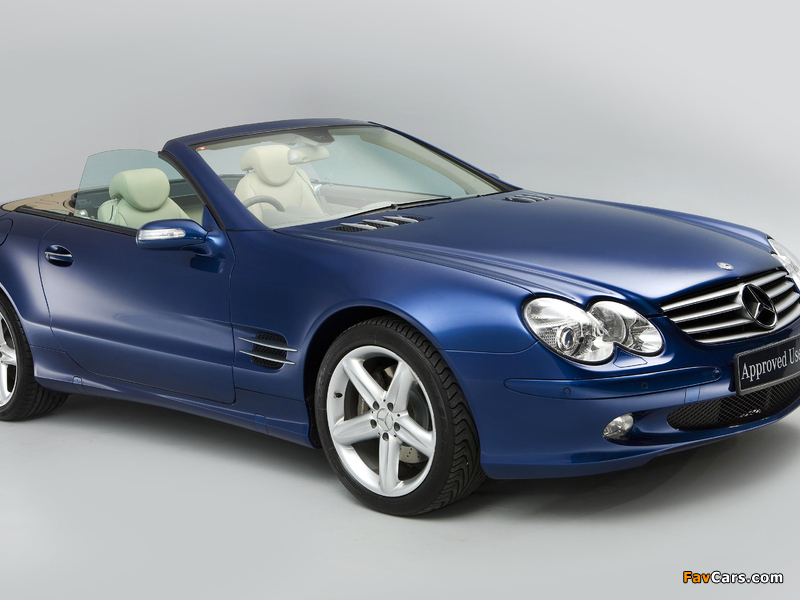 Photos of Mercedes-Benz SL 500 UK-spec (R230) 2001–05 (800 x 600)
