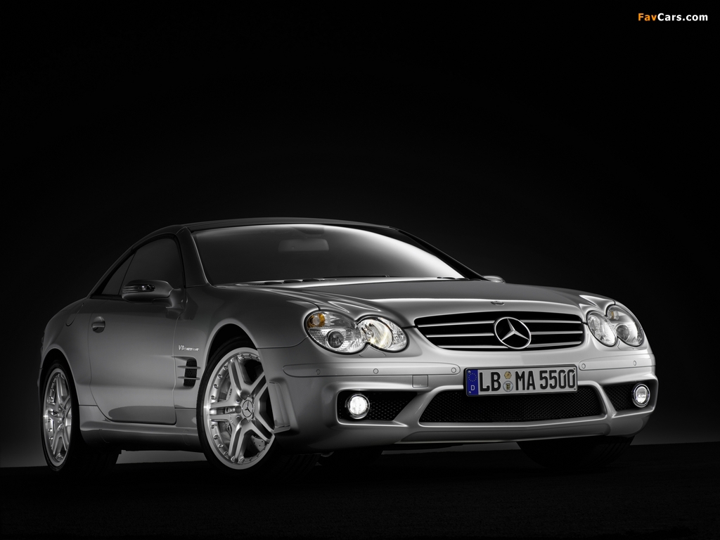 Photos of Mercedes-Benz SL 55 AMG Performance Package (R230) 2002–08 (1024 x 768)