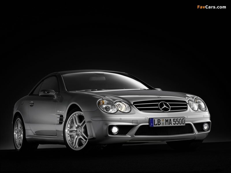 Photos of Mercedes-Benz SL 55 AMG Performance Package (R230) 2002–08 (800 x 600)