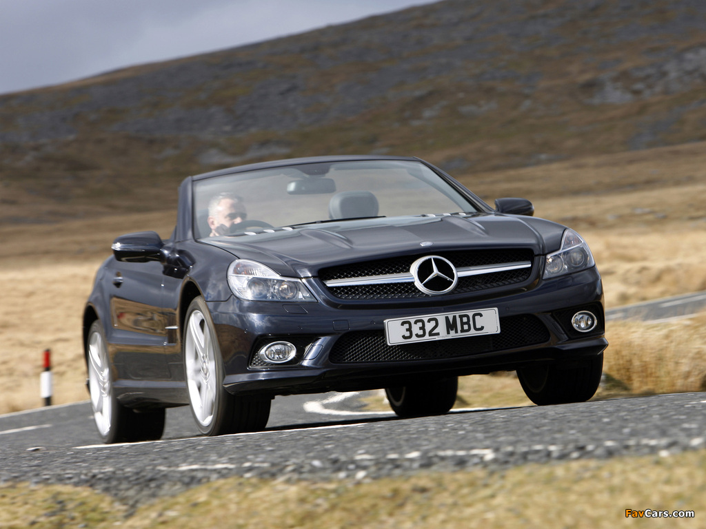 Photos of Mercedes-Benz SL 500 UK-spec (R230) 2008–11 (1024 x 768)
