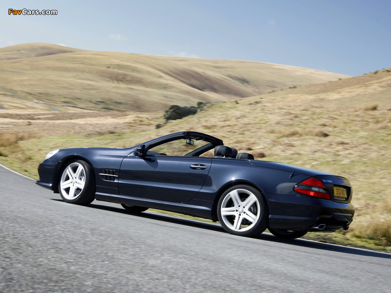 Photos of Mercedes-Benz SL 500 UK-spec (R230) 2008–11 (800 x 600)