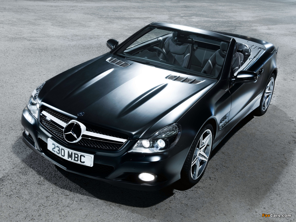 Photos of Mercedes-Benz SL 350 Night Edition UK-spec (R230) 2010–11 (1024 x 768)