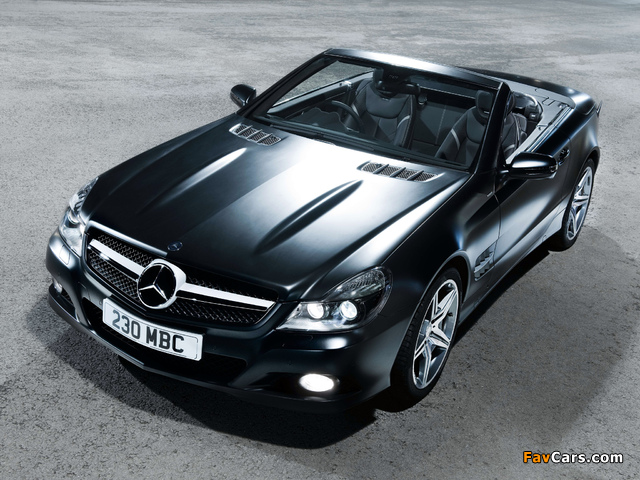 Photos of Mercedes-Benz SL 350 Night Edition UK-spec (R230) 2010–11 (640 x 480)
