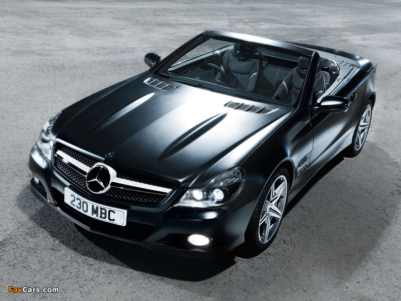 Photos of Mercedes-Benz SL 350 Night Edition UK-spec (R230) 2010–11 (800 x 600)