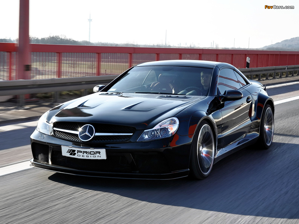 Photos of Prior-Design Mercedes-Benz SL-Klasse Black Edition (R230) 2011 (1024 x 768)