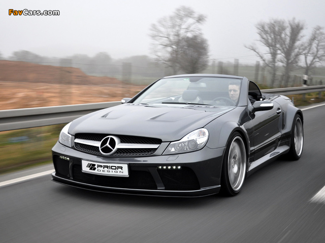 Photos of Prior-Design Mercedes-Benz SL-Klasse Black Edition (R230) 2011 (640 x 480)