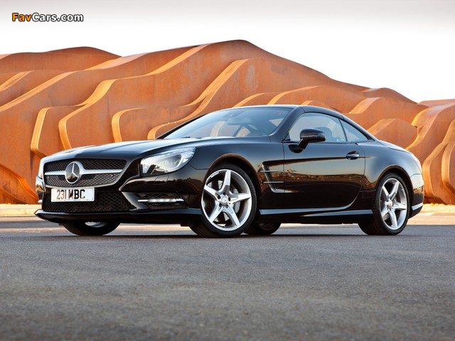 Photos of Mercedes-Benz SL 500 AMG Sports Package UK-spec (R231) 2012 (640 x 480)