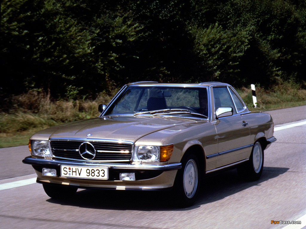 Pictures of Mercedes-Benz 300 SL (R107) 1985–89 (1024 x 768)
