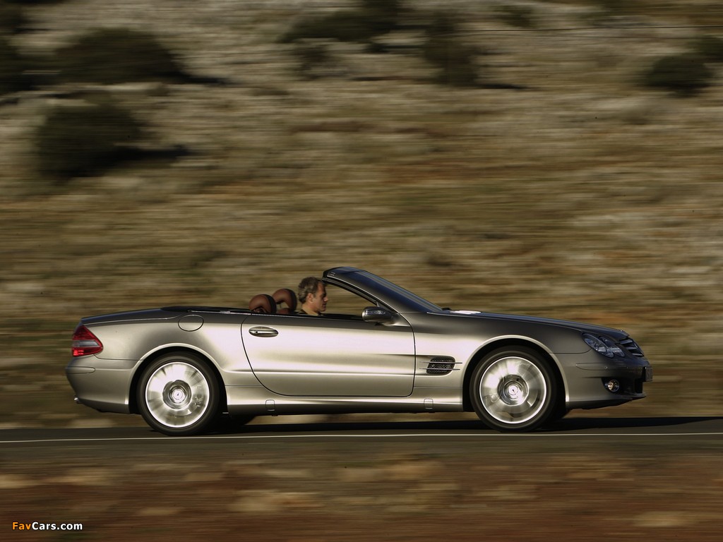 Pictures of Mercedes-Benz SL 500 (R230) 2005–08 (1024 x 768)