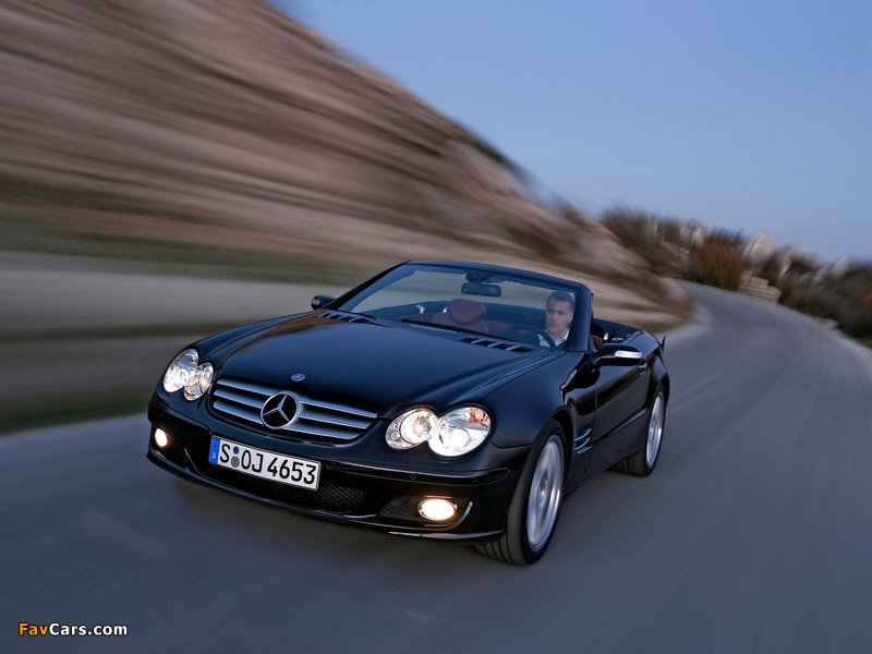 Pictures of Mercedes-Benz SL 350 (R230) 2005–08 (800 x 600)