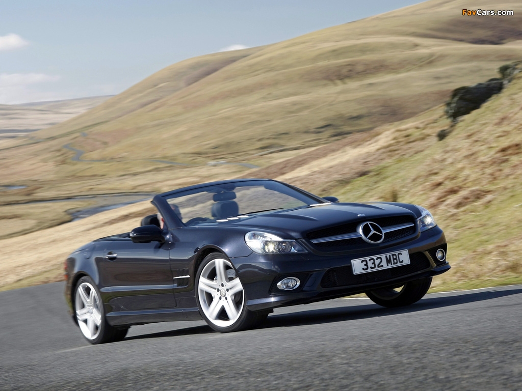 Pictures of Mercedes-Benz SL 500 UK-spec (R230) 2008–11 (1024 x 768)