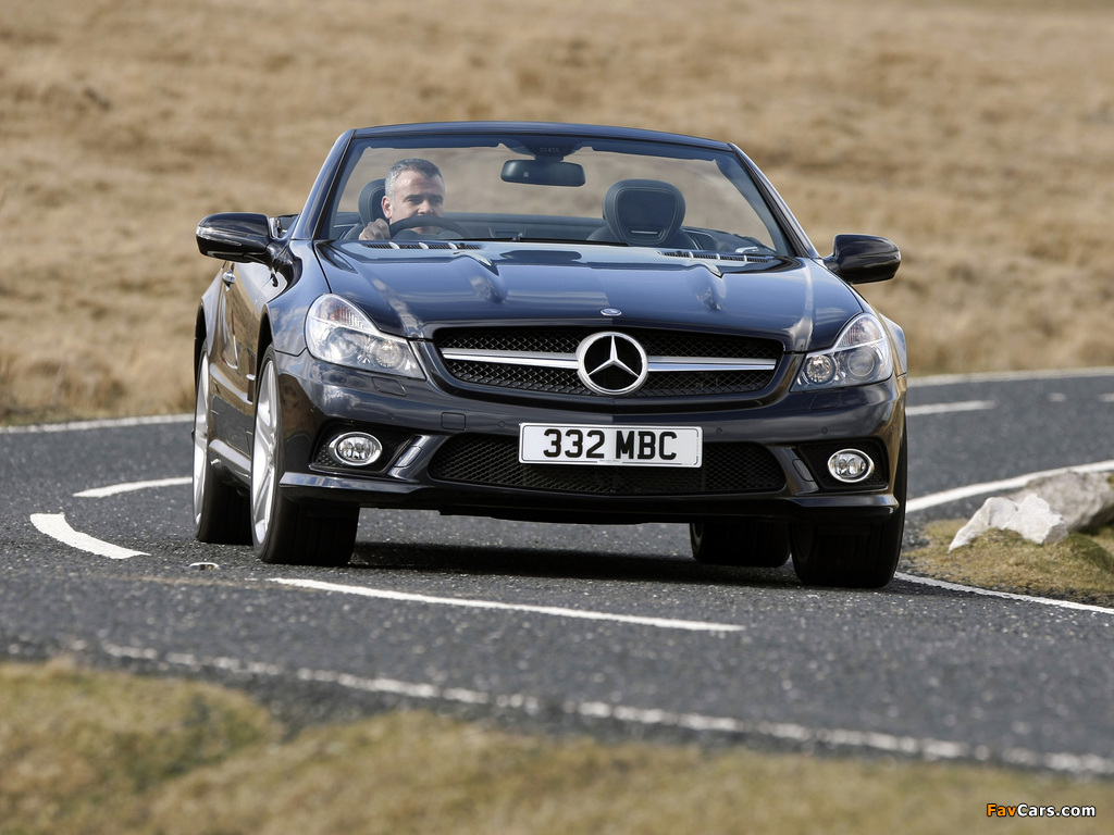 Pictures of Mercedes-Benz SL 500 UK-spec (R230) 2008–11 (1024 x 768)