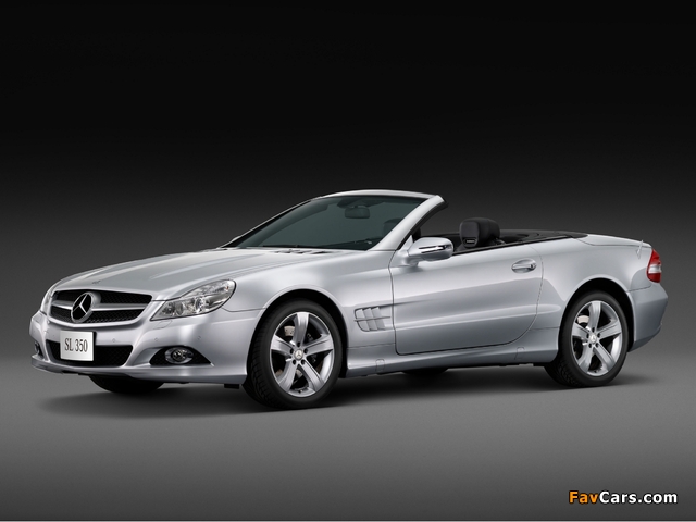 Pictures of Mercedes-Benz SL 350 JP-spec (R230) 2008–11 (640 x 480)