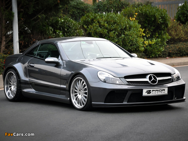 Pictures of Prior-Design Mercedes-Benz SL-Klasse Black Edition (R230) 2011 (640 x 480)