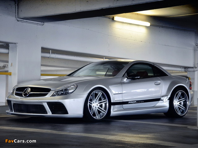 Pictures of Prior-Design Mercedes-Benz SL-Klasse Black Edition (R230) 2011 (640 x 480)