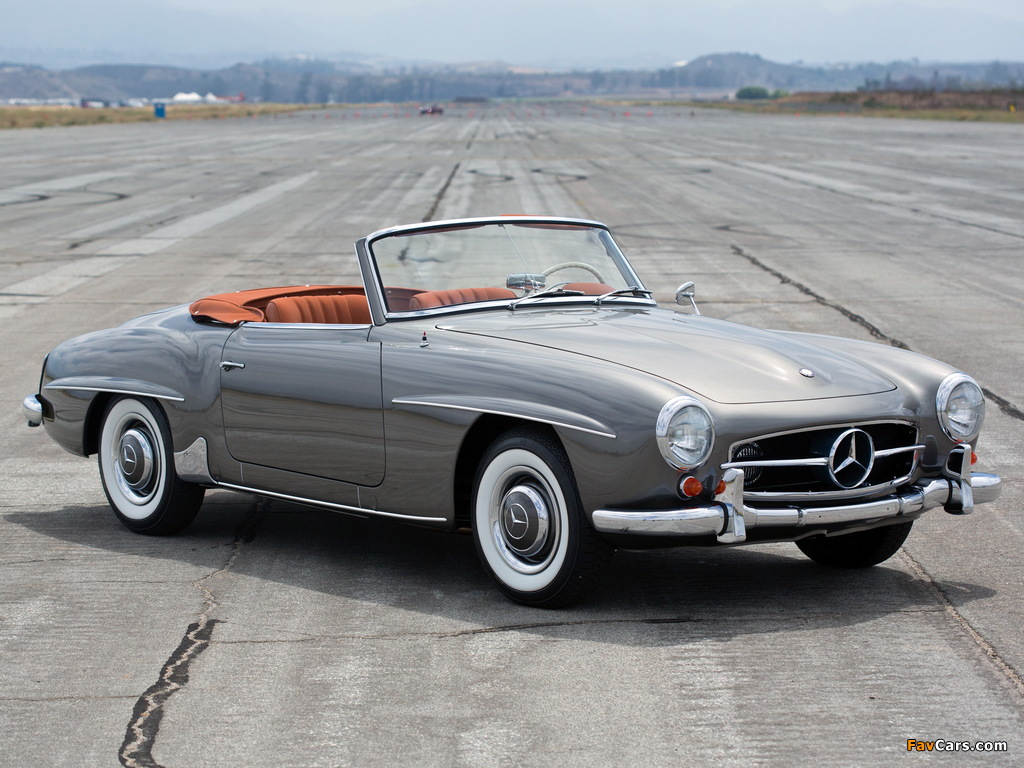 Mercedes-Benz 190 SL US-spec (R121) 1955–63 wallpapers (1024 x 768)