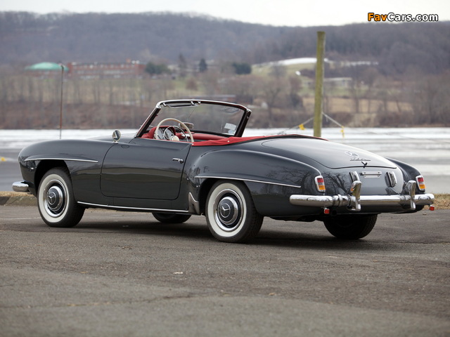 Mercedes-Benz 190 SL US-spec (R121) 1955–63 wallpapers (640 x 480)