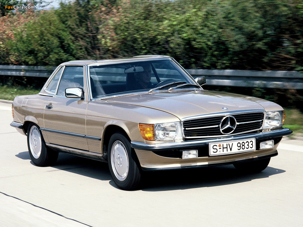 Mercedes-Benz 300 SL (R107) 1985–89 wallpapers (1024 x 768)