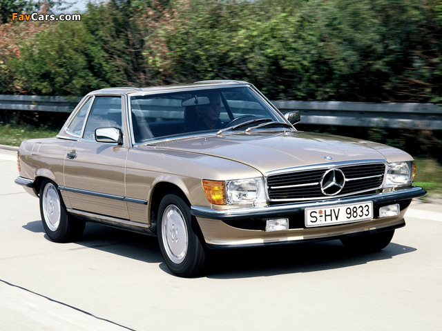 Mercedes-Benz 300 SL (R107) 1985–89 wallpapers (640 x 480)