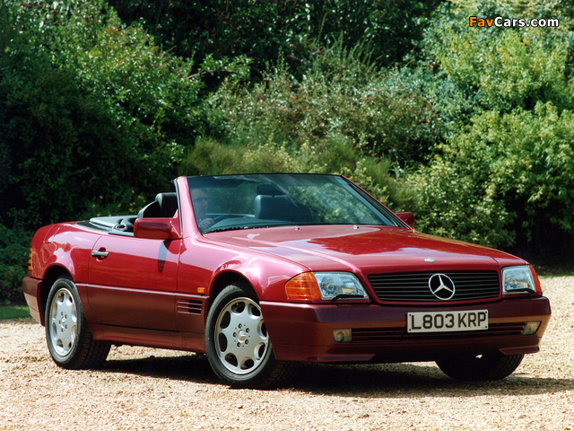 Mercedes-Benz SL-Klasse UK-spec (R129) 1988–2001 wallpapers (640 x 480)