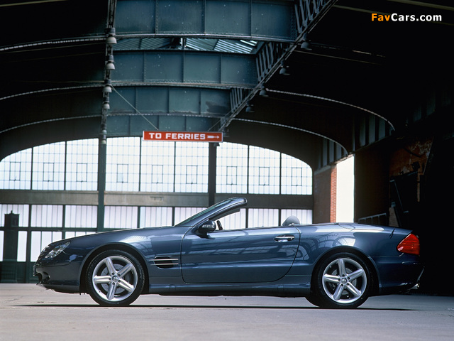 Mercedes-Benz SL 500 (R230) 2001–05 wallpapers (640 x 480)