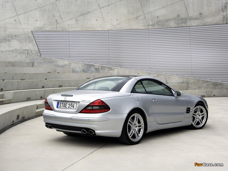 Mercedes-Benz SL 55 AMG Performance Package (R230) 2002–08 wallpapers (800 x 600)