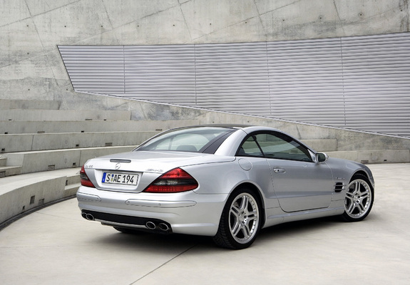 Mercedes-Benz SL 55 AMG Performance Package (R230) 2002–08 wallpapers