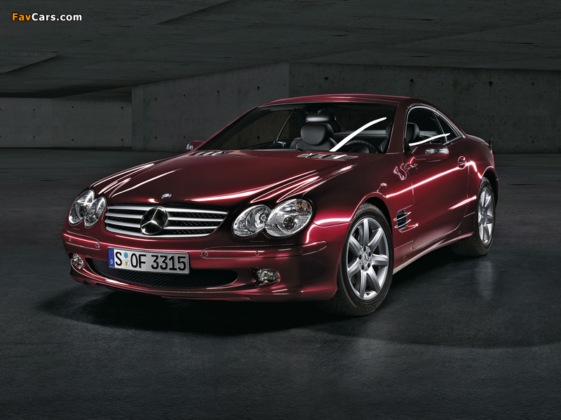 Mercedes-Benz SL 500 (R230) 2005–08 wallpapers (800 x 600)