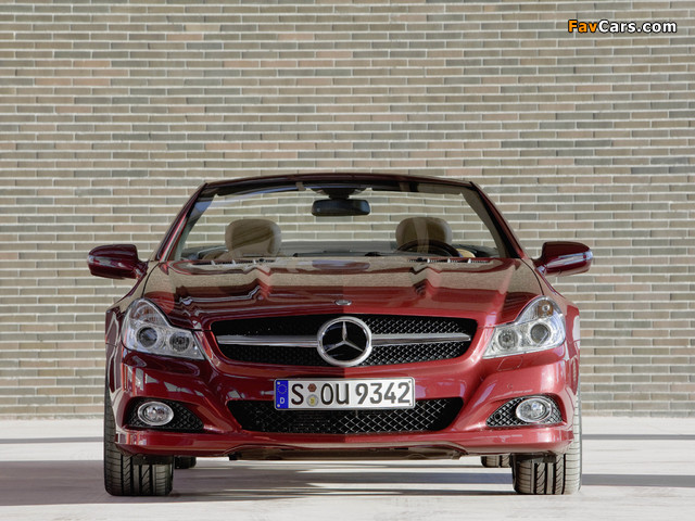 Mercedes-Benz SL 500 (R230) 2008–11 wallpapers (640 x 480)