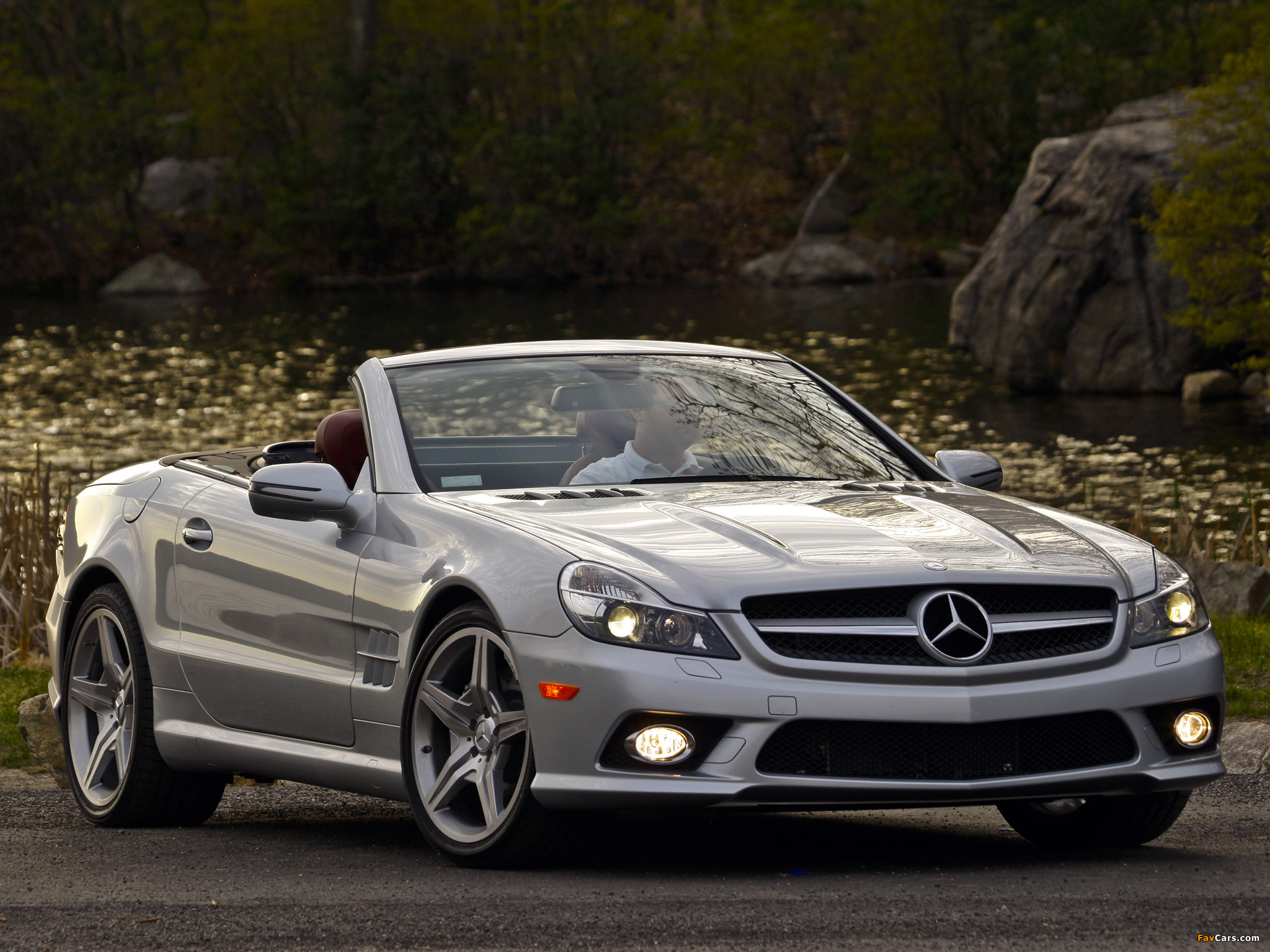 Mercedes-Benz SL 550 (R230) 2008–11 wallpapers (2048 x 1536)