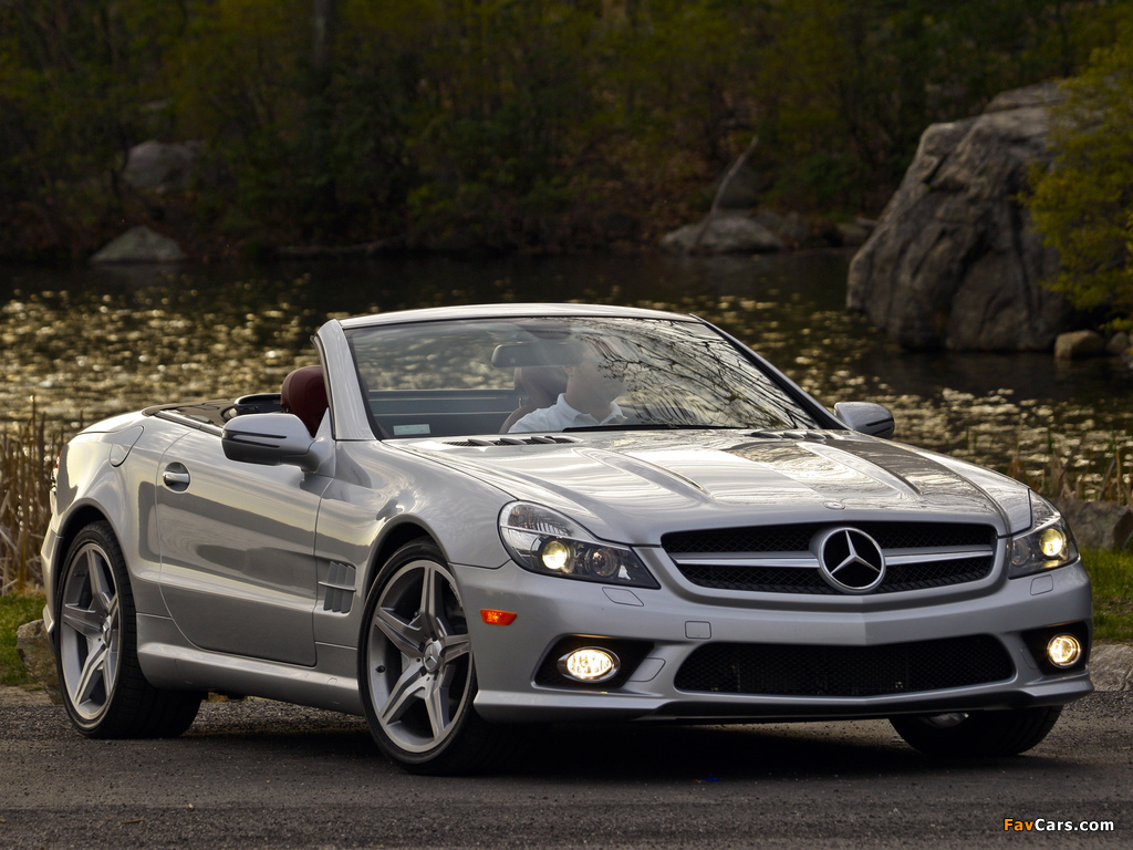 Mercedes-Benz SL 550 (R230) 2008–11 wallpapers (1024 x 768)