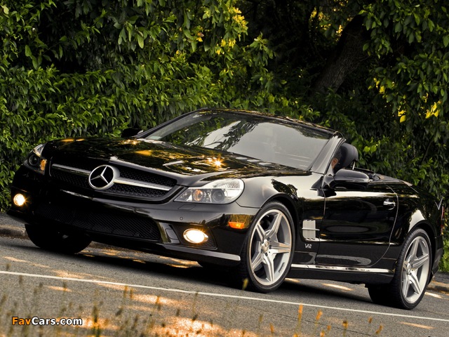 Mercedes-Benz SL 600 US-spec (R230) 2008–11 wallpapers (640 x 480)