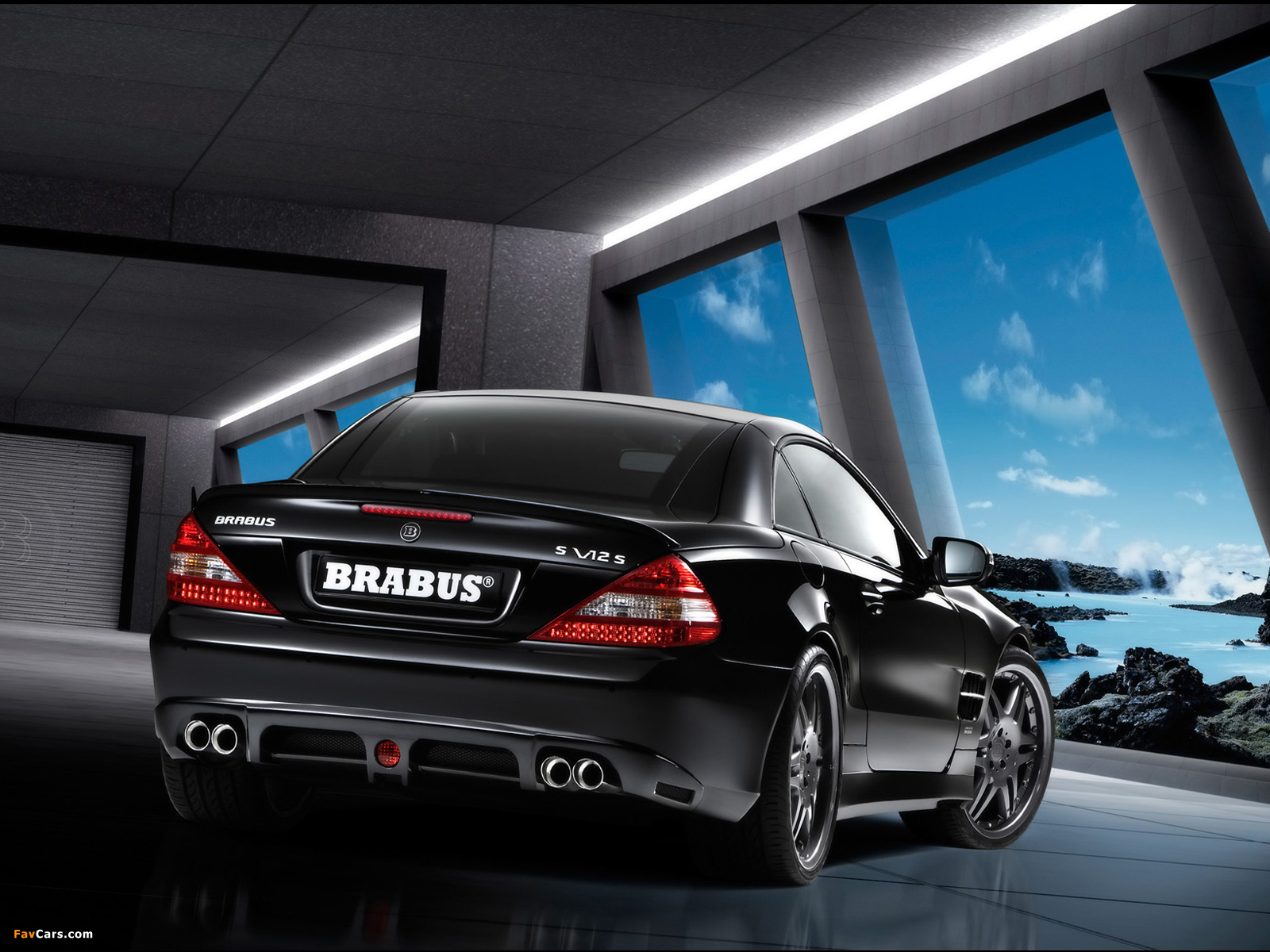 Brabus S V12 S (R230) 2008 wallpapers (1600 x 1200)