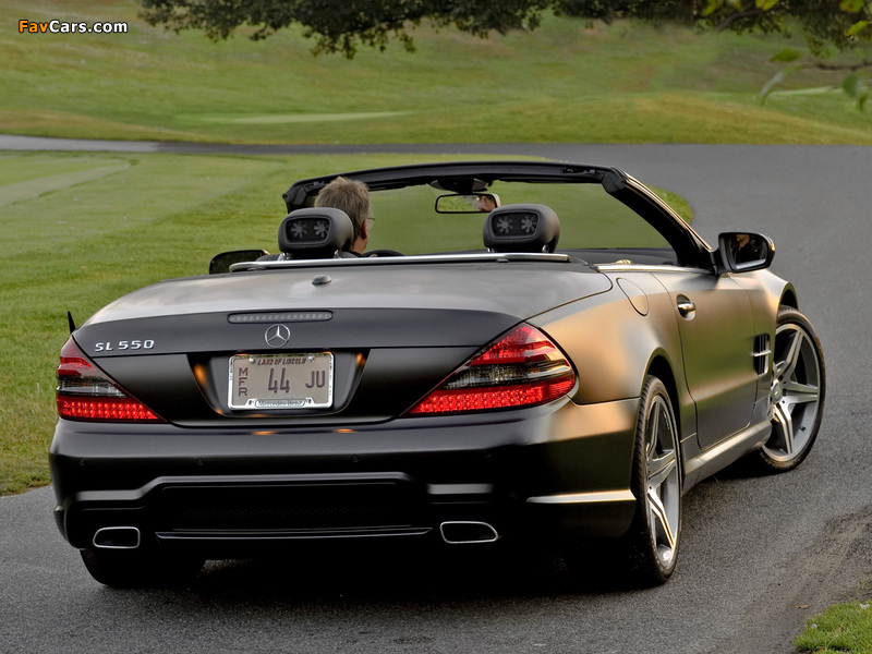 Mercedes-Benz SL 550 Night Edition (R230) 2010 wallpapers (800 x 600)