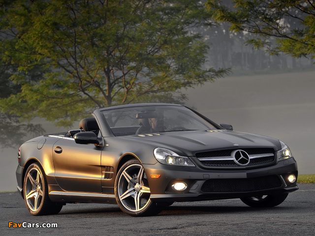 Mercedes-Benz SL 550 Night Edition (R230) 2010 wallpapers (640 x 480)