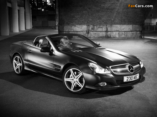 Mercedes-Benz SL 350 Night Edition UK-spec (R230) 2010–11 wallpapers (640 x 480)