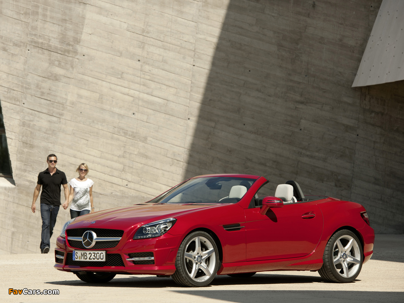 Images of Mercedes-Benz SLK 350 AMG Sports Package (R172) 2011 (800 x 600)