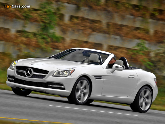 Images of Mercedes-Benz SLK 350 US-spec (R172) 2011 (640 x 480)