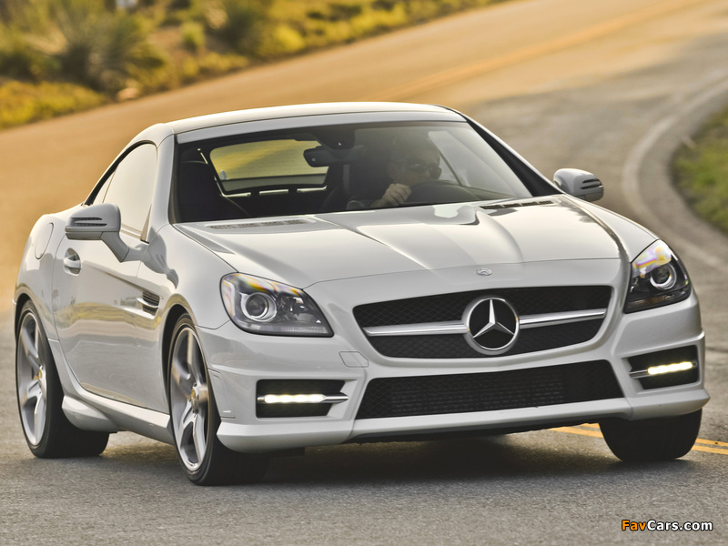 Images of Mercedes-Benz SLK 250 AMG Sports Package US-spec (R172) 2011 (800 x 600)