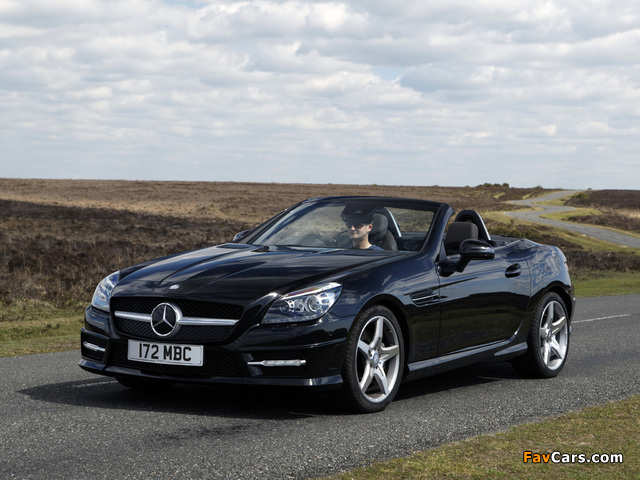 Images of Mercedes-Benz SLK 250 CDI AMG Sports Package UK-spec (R172) 2012 (640 x 480)