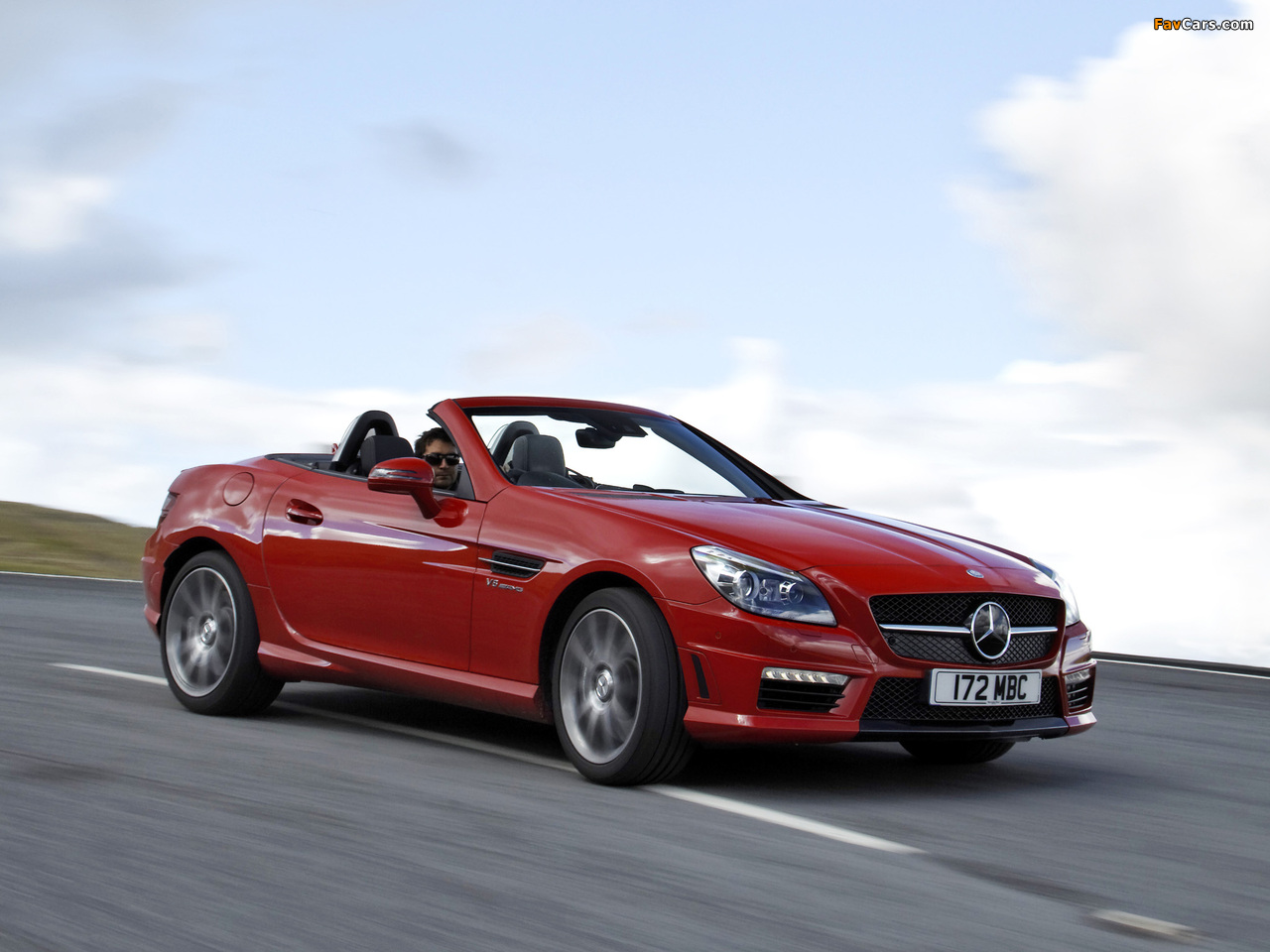 Images of Mercedes-Benz SLK 55 AMG UK-spec (R172) 2012 (1280 x 960)