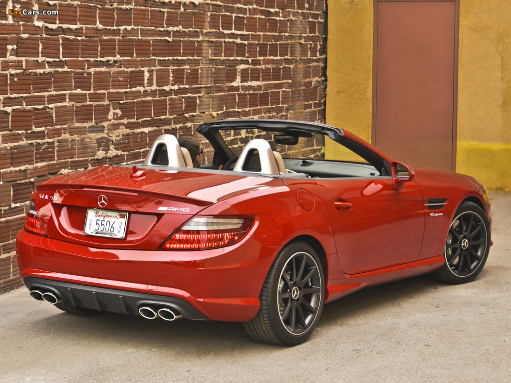 Images of Mercedes-Benz SLK 55 AMG US-spec (R172) 2012 (1024 x 768)