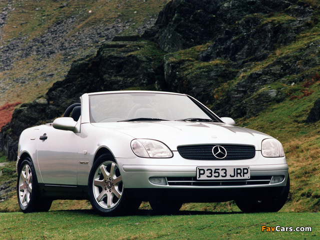 Mercedes-Benz SLK 230 Kompressor UK-spec (R170) 1996–2000 wallpapers (640 x 480)