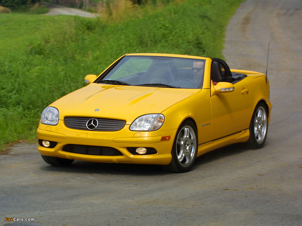 Mercedes-Benz SLK 32 AMG US-spec (R170) 2001–04 images (1024 x 768)