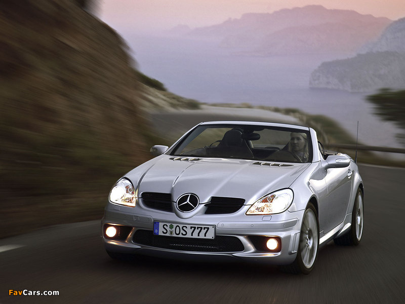 Mercedes-Benz SLK 55 AMG (R171) 2004–08 images (800 x 600)