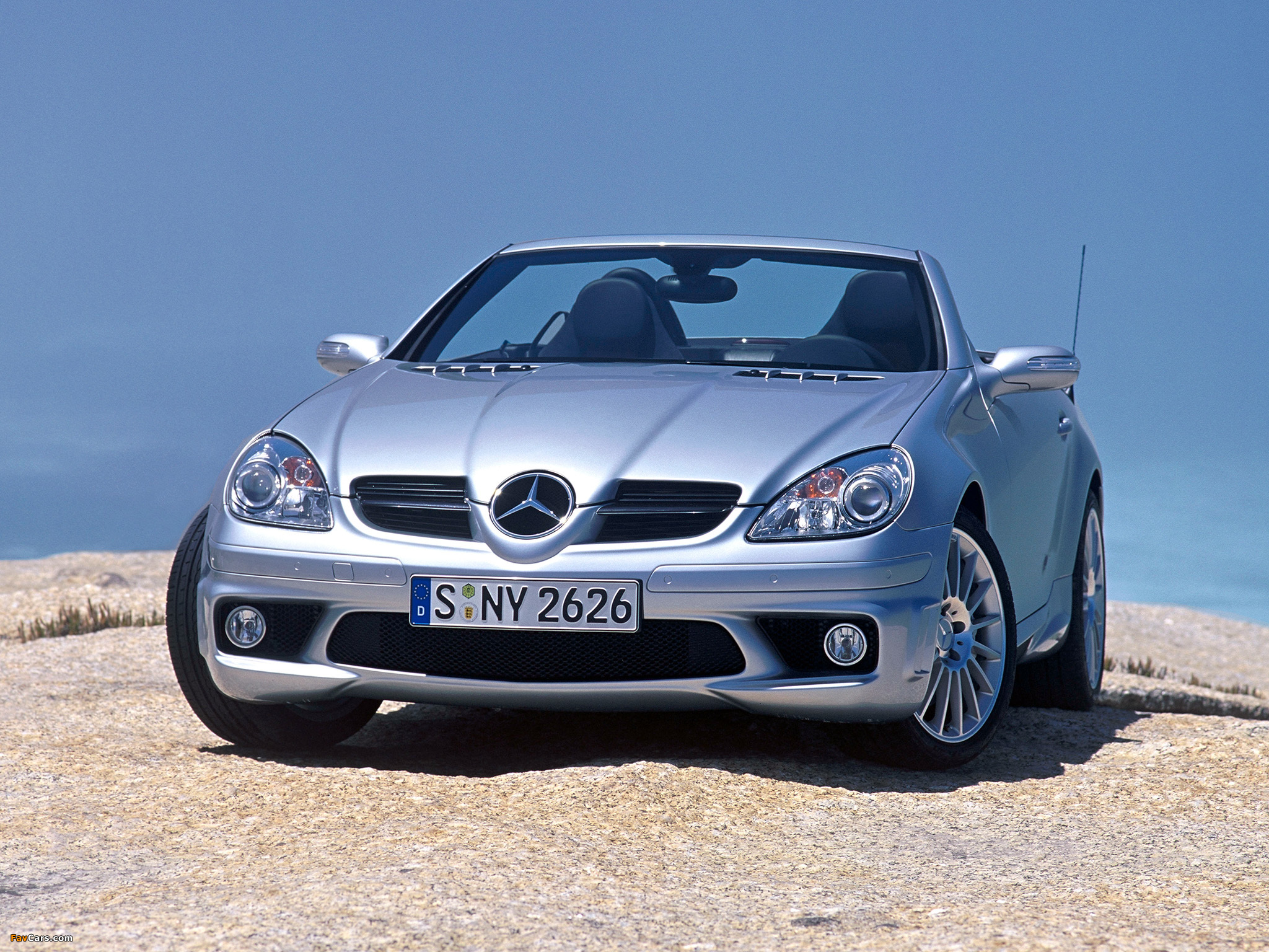 Mercedes-Benz SLK 55 AMG (R171) 2004–08 wallpapers (2048 x 1536)