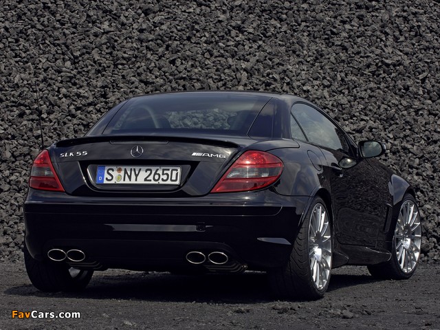 Mercedes-Benz SLK 55 AMG Black Series (R171) 2006–08 images (640 x 480)