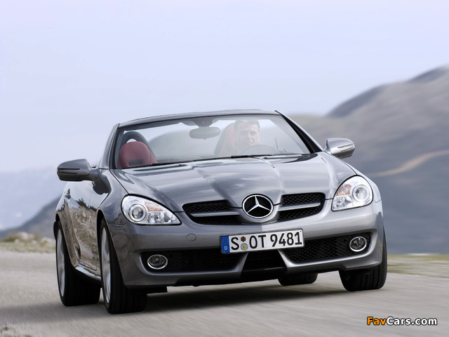 Mercedes-Benz SLK 200 Kompressor (R171) 2008–11 photos (640 x 480)