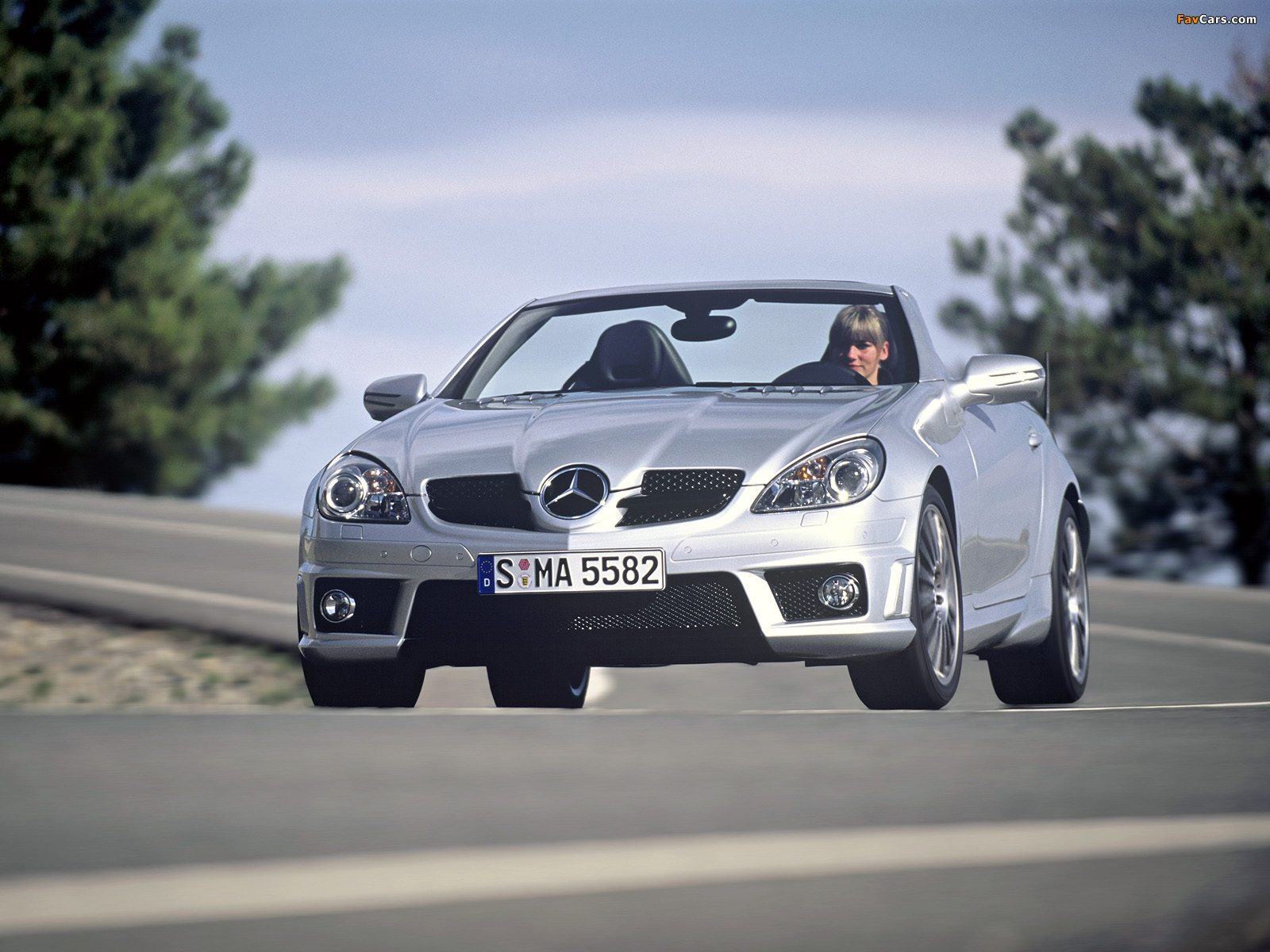 Mercedes-Benz SLK 55 AMG (R171) 2008–11 pictures (1600 x 1200)